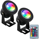 12VMONSTER Color Changing Rgb IP68 Led Outdoor Spot Light 10W Waterp. Fixed Price $52.57.