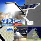 Pfctart Top Solar Street Light 350W Led Outdoor Dusk Dawn Road Lamp+pole+remote. Fixed Price $85.99.