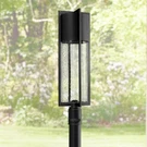 Hinkley Shelter 27 3/4" High Black Led Outdoor Post Light. Fixed Price $449.00.