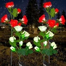 Woanger 4 Pcs Solar Flowers Cemetery Grave Decorations Outdoor Led Lights. Fixed Price $62.28.