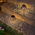 2PACK Solar Garden Lanterns Outdoor Hanging Lights Decorative Metal Bronze. Fixed Price $46.12.