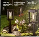 Gtx Solar Led Pathway Lights, 4-PACK Outdoor Garden Landscape Stake. Fixed Price $49.99.