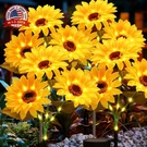 Echosari 4 Pack Solar Lights Outdoor Waterproof, Sunflower Stake Au. Fixed Price $43.86.