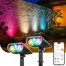 Linkind Smart Solar Lights Outdoor SL5 With Motion Sensor, 2 Pack, Multicolor. Fixed Price $65.81.