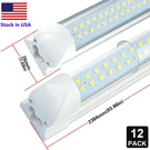 12PK 8FT Led Shop Light 72W 6000K T8 Linkable Tube Fixture For Garage Warehouse. Fixed Price $178.44.