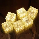 Hoflyw 6 Pack Solar Brick Lights Landscape Path Garden Decoration Yard. Fixed Price $35.83.