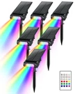 Brthera Rgb Halloween Solar Spot Lights Outdoor, 12 Color Modes Landscape Lig.... Fixed Price $54.15.