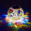 Wsgift Color Changing Solar Powered Glass Mosaic Medium, 1. Fixed Price $50.76.