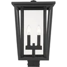 Z-lite 571PHBS-BK Seoul Light 18.25 Inch Black Outdoor Post Mount Fixture. Fixed Price $592.00.