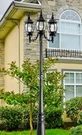 Riviera 84 1/2" High 3-LANTERN Black Outdoor Post Light. Fixed Price $435.00.