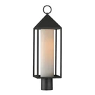 Maxim Lighting Aldous 1 Outdoor Post Mount, Black/satin White - 30070SWBK. Fixed Price $104.00.