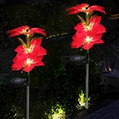 2PACK Solar Christmas Flower Lights Outdoor Garden Lawn Stake Lamp Pathway Decor. Fixed Price $14.99.