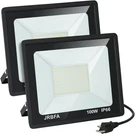 2 Pack 100W Led Flood Lights Outdoor, 10000LM Work With Plug, 6500K Da. Fixed Price $53.63.