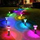 Solar Lights Outdoor Pathway Waterproof 8 Pack Color Changing Led Acrylic Mushro. Fixed Price $30.83.
