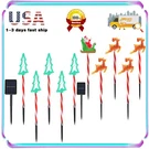 5PACKS IP44 Waterproof Christmas Outdoor Pathway Lights W/ 8 Modes For Holiday. Fixed Price $20.29.