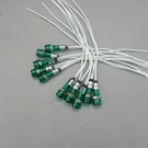 10PCS 120V Ac 10MM Green Mini Led Pilot Lights Cylindrical Cap With Wire. Fixed Price $5.28.