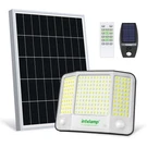 Intelamp Solar Flood Lights Outdoor Waterproof, 20000MAH 4000LM Linkable Dual.... Fixed Price $78.05.