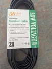 Coleman 50 Feet, 16 Guage Low Voltage Outdoor Cable. Fixed Price $15.00.