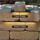 6-PACK 13-INCH 4W Super Slim Led Hardscape Light, Mounting Plates For Pave. Fixed Price $79.99.