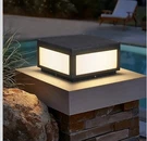 Outdoor Modern Post Light 11.8 Grey Square Led Pillar Lamp E26 3000K. Fixed Price $68.00.