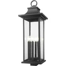 Z-lite 5017PHXLS-BK Tiberius 6 Light 34 Inch Black Outdoor Post Mount Fixture. Fixed Price $421.60.
