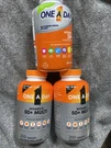 One Day Women 50+ Healthy Advantage Multivitamin 200 Tablets Lot Of 3. Fixed Price $49.95.