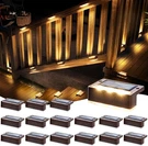 Solpex Solar Fence Lights, Deck Outdoor Waterproof 16, Brown. Fixed Price $51.99.
