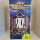 Malibu Outdoor Wall Sconce Light Model #HV401WL Black Metal & Glass- 2 Available. Fixed Price $15.59.