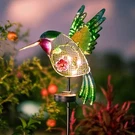 Solar Hummingbird Garden Lights, Outdoor Patio Pathway Decor, Gift For Women. Fixed Price $24.84.