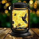 Yjfwal Hummingbird Solar Lanterns Outdoor Waterproof - Mothers Day Brown. Fixed Price $38.76.