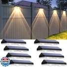 Lianglome Solar Fence Lights Outdoor - 2700/4000/6000K 3 Mode, Waterproof Led. Fixed Price $68.99.