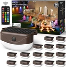 Solar Fence Lights With Remote Control 50FT,15 Multi Colors Powered Outdoo. Fixed Price $146.10.
