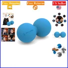 Blue Double Peanut Lacrosse Massage Ball For Whole Body Deep Tissue Therapy. Fixed Price $29.92.