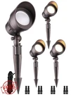 Leonlite 4PK 12V Led Landscape Spotlights Pathway Bronze. Fixed Price $84.96.