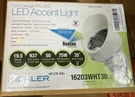 Kichler 16202WHT42 Landscape -120V-LED-19.5W-4250K-WHITE Finish- Spot Light. Fixed Price $30.00.