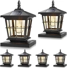 Niorsun Solar Post Lights Outdoor, Fence With 3 Color Temperat. Fixed Price $112.09.