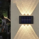 Led Solar Wall Lamp Outdoor Fence Lights Up (warm White) 2PCS. Fixed Price $25.89.