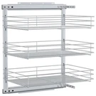 Slide Out Pantry Shelves 3-TIER Pull Storage With Sliding Runners Vidaxl. Fixed Price $122.99.
