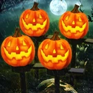 4 Pack Halloween Solar Pumpkin Pathway Lights - Waterproof Outdoor Decor Jack.... Fixed Price $56.19.