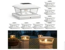 Aponuo TZ12 Solar Post Cap Lights, Black 8 Pack New. Fixed Price $31.50.