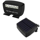 (set Of 2) Solar Power Deck Led Clip-on Yard Security Sign Spotlight (larg. Fixed Price $71.94.