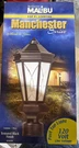 Malibu Manchester Series Post Top Light HV401PL Metal & Glass Black New. Fixed Price $20.00.
