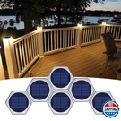 Yilaie Solar Deck Dock Lights Hexagon Warm White Step Outdoor Waterproof. Fixed Price $71.25.