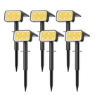 Flaow Solar Spot Lights Outdoor, 6 PACK/118 Led 4 Modes Auto On/off Lan.... Fixed Price $52.80.