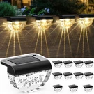 Melunar 12 Solar Deck Lights Outdoor, Step Pack, Warm White. Fixed Price $48.64.