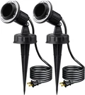 Edishine 120V Spotlights Outdoor Plug Led Flood Pack. Fixed Price $35.99.