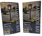 Pack Hampton Bay Ambrose Low Voltage Led Path Lights Flicker Flame Black 62906. Fixed Price $49.99.