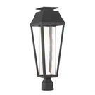 Savoy House Brookline Led Outdoor Post Lantern, Matte Black 5-356-BK. Fixed Price $436.00.