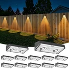 Niorsun Solar Fence LIGHTS,12 Deck Light,led Pack, Matte Black. Fixed Price $62.64.