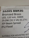 2-KICHLER Lighting 16205BBR30 Landscape Led 35 Degree Beam Spread Flood. Fixed Price $400.00.